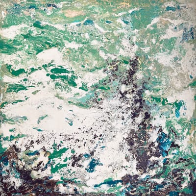 Untitled (Turquoise Color Field)